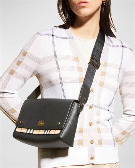 vintage check crossbody bag